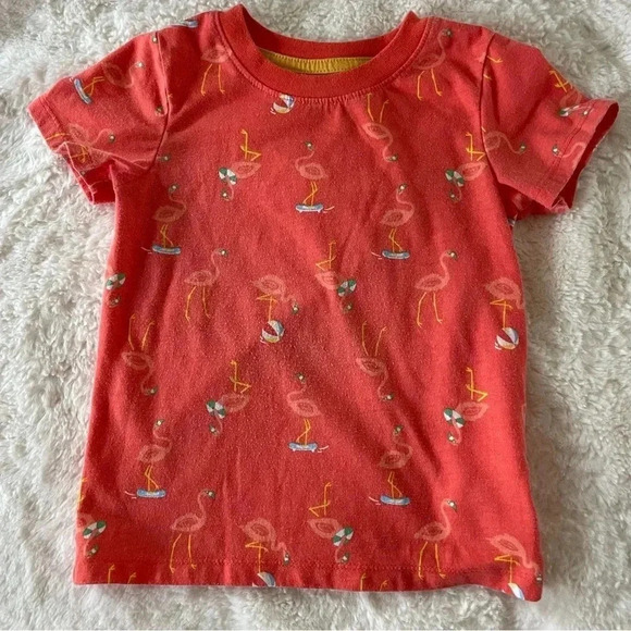 Cat & Jack 2T flamingo short sleeve shirt​ - Picture 1 of 4